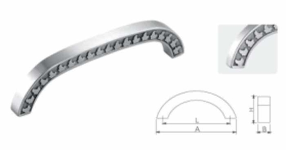 Thiết bị nội thất kéo ngăn kéo tủ bếp cửa sổ thép không gỉ tay cầm