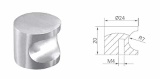 Thép không gỉ 304 Nút quả bóng cho đồ nội thất Tủ cửa ngăn kéo 25mm 30mm riêng biệt Rose Phòng bếp Phòng ngủ Tủ quần áo khách sạn Phòng khách sạn