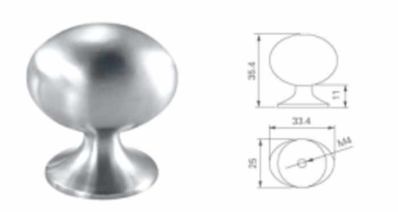 Thép không gỉ 304 Nút quả bóng cho đồ nội thất Tủ cửa ngăn kéo 25mm 30mm riêng biệt Rose Phòng bếp Phòng ngủ Tủ quần áo khách sạn Phòng khách sạn