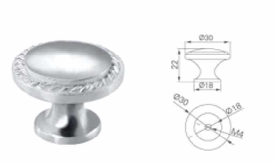 Thép không gỉ 304 Nút quả bóng cho đồ nội thất Tủ cửa ngăn kéo 25mm 30mm riêng biệt Rose Phòng bếp Phòng ngủ Tủ quần áo khách sạn Phòng khách sạn