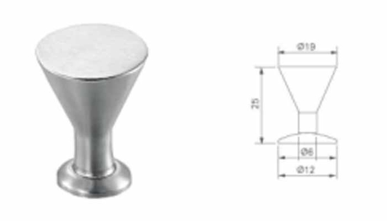 Thép không gỉ 304 Nút quả bóng cho đồ nội thất Tủ cửa ngăn kéo 25mm 30mm riêng biệt Rose Phòng bếp Phòng ngủ Tủ quần áo khách sạn Phòng khách sạn