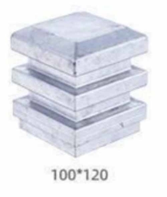 100x100 hoặc 4x4 Inch nhôm hàng rào Post Cap trang trí Die Cast Post Cap