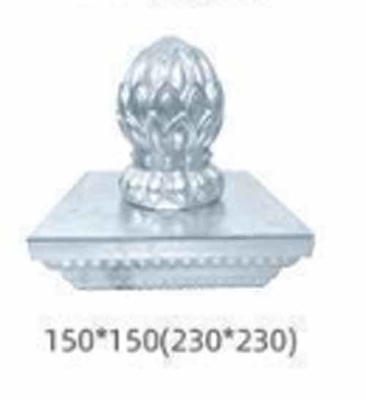 Guardrail ngoài trời hàng rào thép galvanized Post Cap Tube Cap cho hàng rào vườn