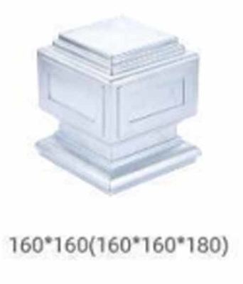 Guardrail ngoài trời hàng rào thép galvanized Post Cap Tube Cap cho hàng rào vườn