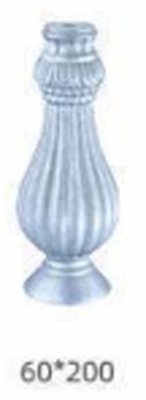 100x100 hoặc 4x4 Inch Cast Aluminium hàng rào Post Cap với khung kim loại trang trí và dịch vụ mô hình 3D