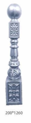 Thiết kế hiện đại Bàn cầu thang nhôm trong nhà Baluster Bàn cầu thang nhôm trang trí