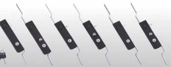 Khóa cửa tủ điện bằng thép không gỉ liên kết trên dưới, liên kết trời đất