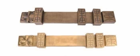 GRH Chinese Style Gate Latch And Bolt Antique Pure Copper Lock Catch For Ancient Wooden Doors
