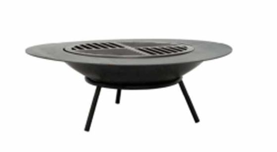 Garden Kitchen Heavy Duty Corten Steel Eco-Friendly Firewood BBQ Fire Pit Grill