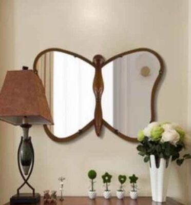 Irregularity Pink Vanity Mirror Fashion Princess Cloud Makeup Mirror Daily Makeup Korean INS Hanging Mirror