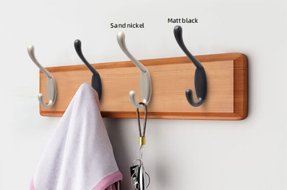 Black Modern Simple Coat Hooks Wall Mounted Funny Black Metal Wall Hook Kids Room Black Metal Wall Hook Kids