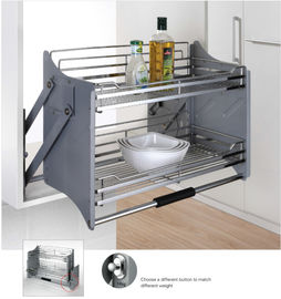 Thang máy kéo xuống giỏ Phụ kiện nhà bếp hiện đại với nút dừng mềm