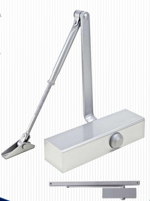 Light Duty 35 Kg Cửa tự động Đóng cửa bằng thép Kéo Cánh tay Cửa nhôm Hợp kim Che giấu