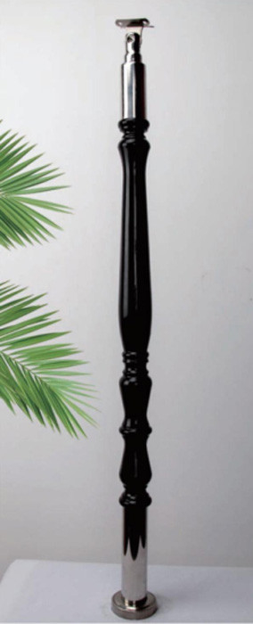 Thang trong nhà Acrylic Crystal Baluster Handrail Acrylic Cột Cột Thang và Balcony Railing