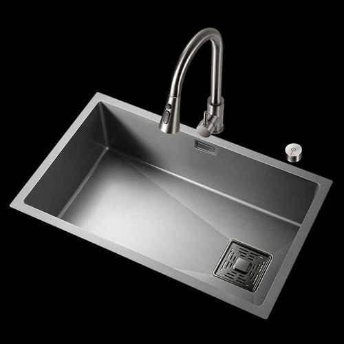 Nhập khẩu đơn giản thiết kế tùy chỉnh hiện đại hình chữ nhật kim loại đồng Chrome hai bồn rửa nhà bếp cho sử dụng tại nhà