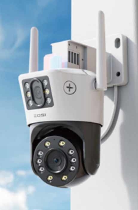 Hot Smart Home WIFI Camera 1080P PTZ WIFI ngoài trời chống nước IP66 Camera IP không dây CCTV PTZ Camera