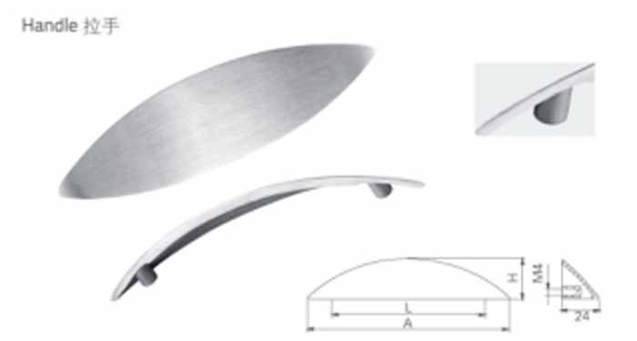 Thép SUS304 Tủ cầm đồ nội thất thép không gỉ 304 tay cầm tủ bếp tay cầm cửa