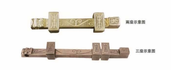 GRH Chinese Style Gate Latch And Bolt Antique Pure Copper Lock Catch For Ancient Wooden Doors