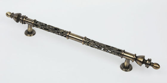 Đồ Nội Thất Ánh Sáng Sang Trọng Phần Cứng Kéo Tay Cầm Hình Hoa Rỗng Mạ Vàng 24K