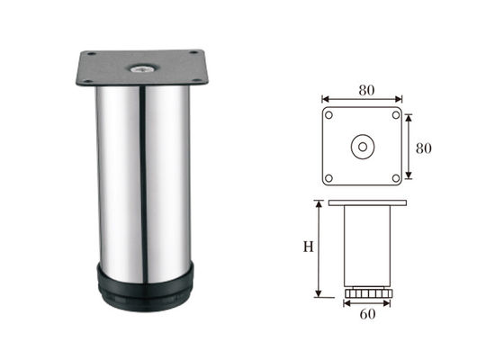 Tuổi thọ dài Chân ghế sofa hiện đại Chất liệu thép không gỉ Hiệu suất cao