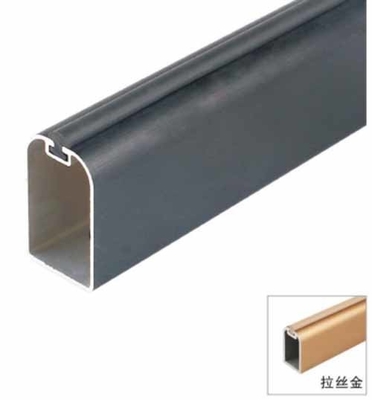 Tiêu chuẩn nâng cao quần áo ống quần áo treo cột nhôm hợp kim phòng tắm tủ quần áo Chrome ống