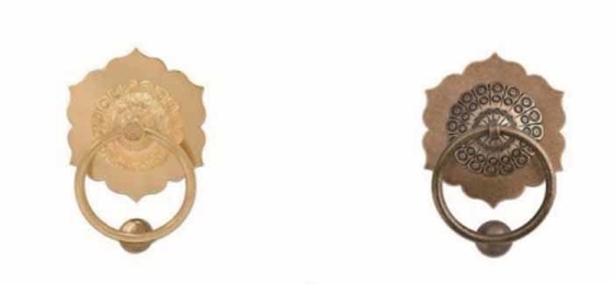 Solid Customized Brass Animal Head Knocker Pull Handle Bronze Ring Handle Antique Lion Head Door Knocker (Máy đập đầu thú vật bằng đồng)
