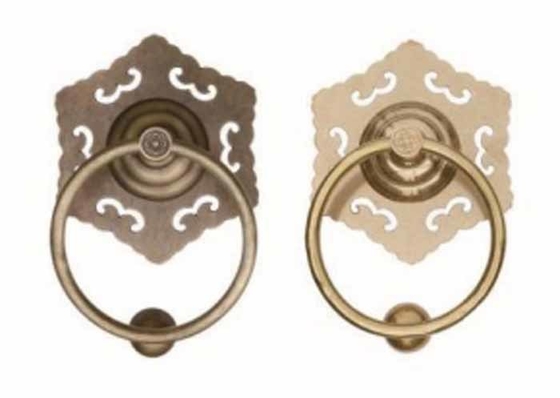 Cây gõ cửa hình hoa với kết thúc satin rõ ràng kết thúc chống trộm chống rỉ sét thiết kế cổ đồ phụ kiện cửa kim loại