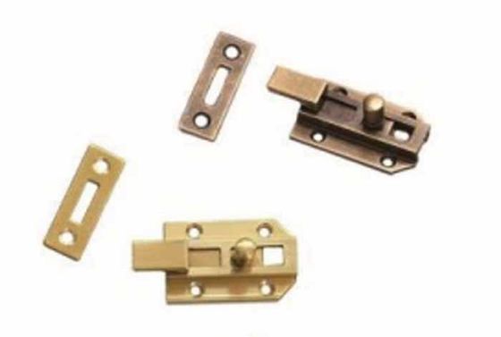 Chốt cửa sổ và cửa cổ điển có thể điều chỉnh Backset và khóa đồng thau gia dụng với 2 chìa khóa