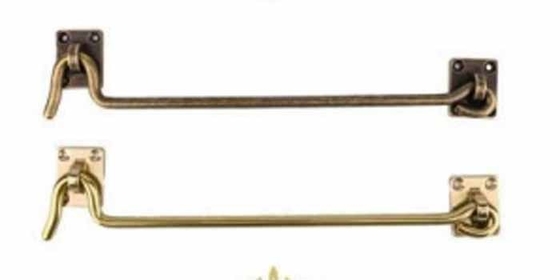 Cây cũ cửa sổ cố định móc với đồng cửa sổ Hasp Buckle chống gió Support Rod cho cửa sổ cửa hàng Trung Quốc phụ kiện