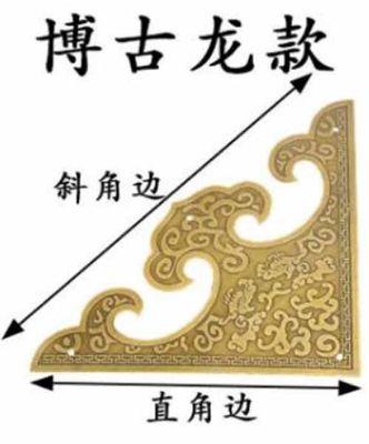 Góc hộp gỗ hợp kim kẽm trang trí chất lượng cao bán buôn Đồng thau