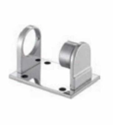 SS304 Tròn ống Post Base Plate Brackets Ứng dụng gắn balustrade thép không gỉ cho cài đặt đường dây và hàng rào
