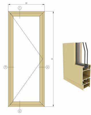 Cửa sổ kính cường lực nhôm trượt cỡ lớn 8ft mới về, thiết kế kính đôi