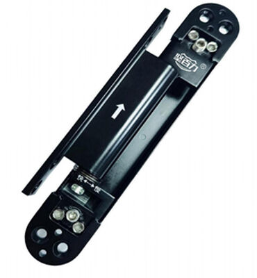 Bản lề ẩn 6 inch chất lượng cao, đóng mềm, hợp kim nhôm hiện đại, tự đóng, cửa trượt im lặng cho phòng ngủ, nhà bếp, phòng tắm