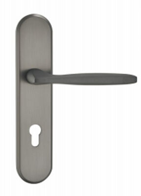 British Modern Split Lock, Zinc Alloy Grey Handle Door Lock, Khóa nội thất phòng ngủ, Cửa gỗ, Khóa âm thầm
