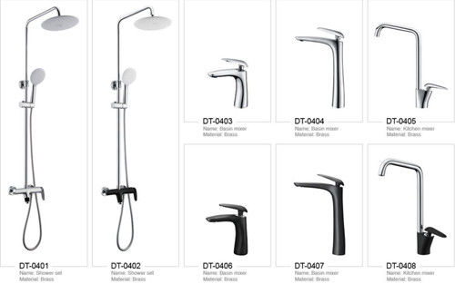 Boong gắn thác nước Chậu rửa vòi Phòng tắm Vòi phòng tắm Chrome