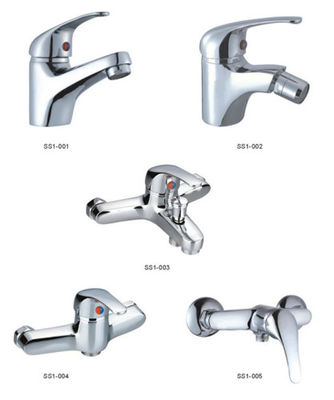 Hợp kim kẽm mạ Chrome Vòi nhà bếp Tay cầm ODM Phong cách đương đại